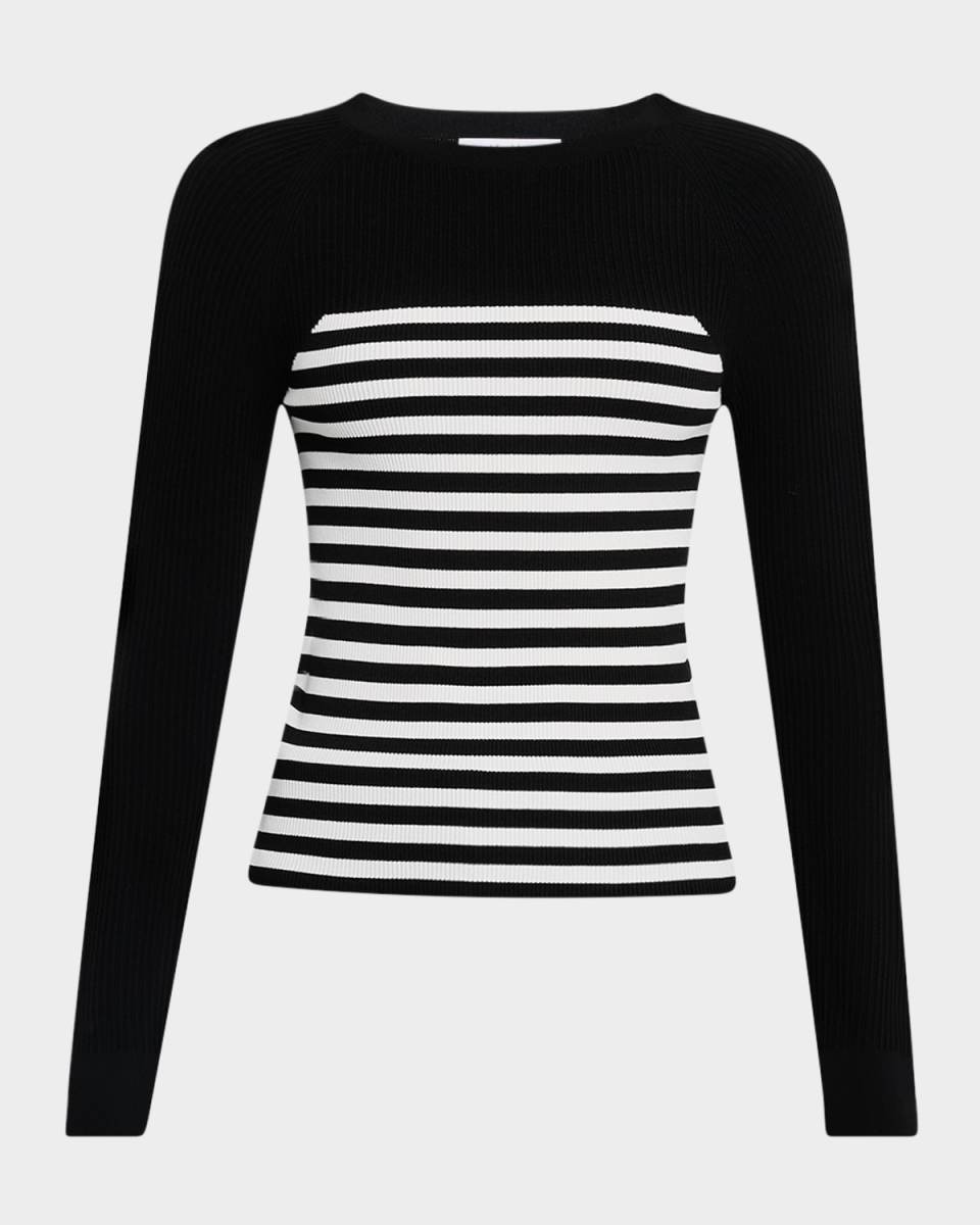 Braies Striped Rib Crewneck Sweat